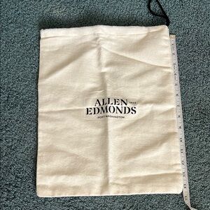 Allen Edmonds Cream Shoe Bag